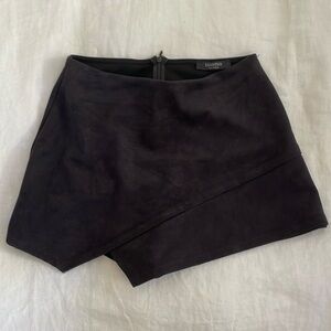 Suede Dark Grey Skort